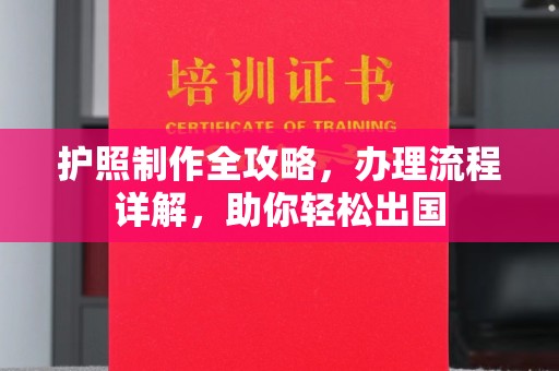 铁锋护照制作全攻略，办理流程详解，助你轻松出国